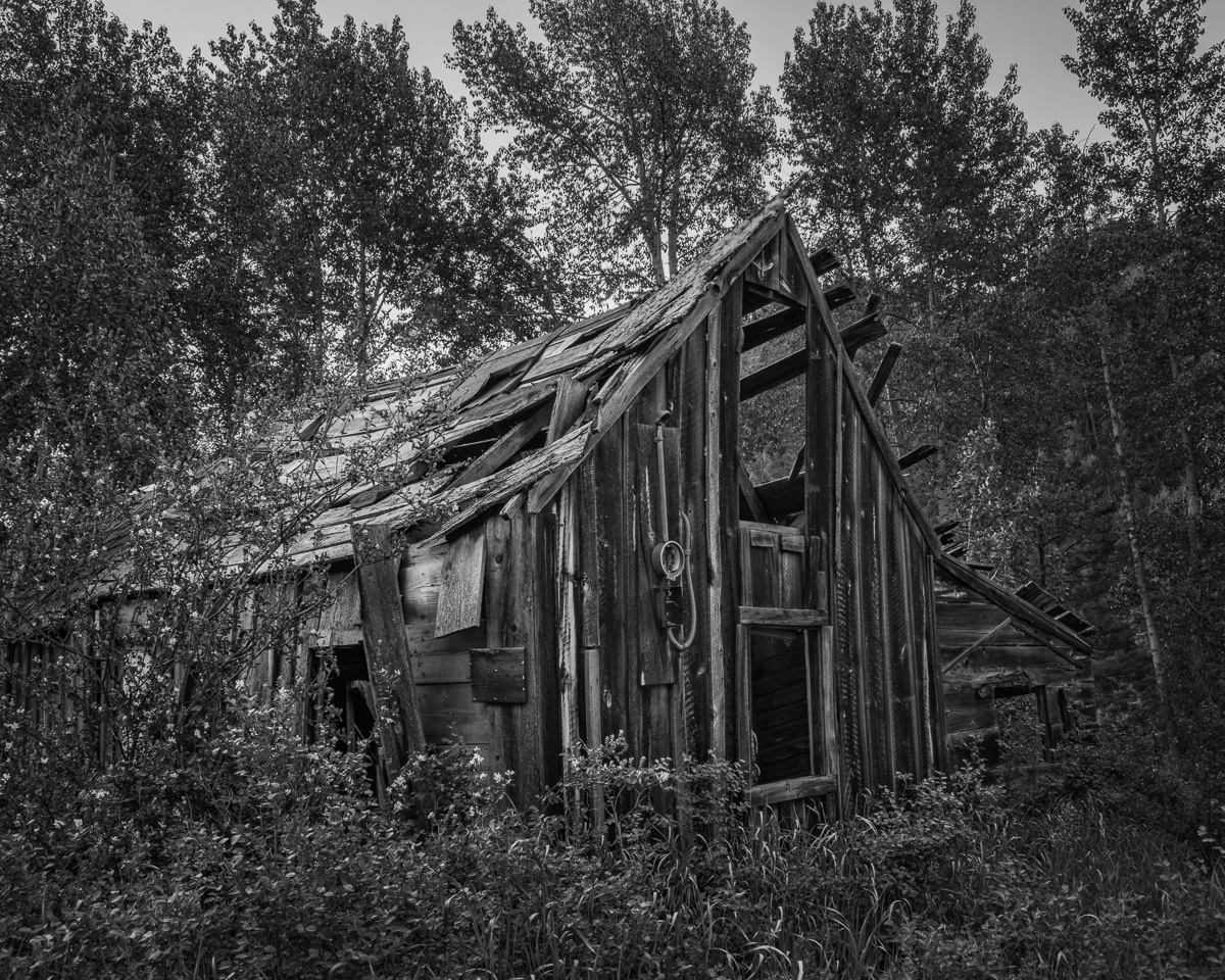 An old abandoned barn in Liberty, Washington.