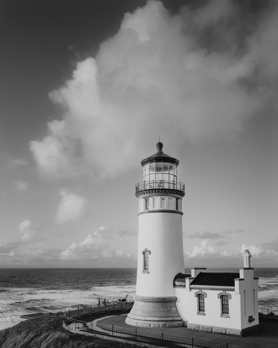 The North Head Lighthouse in Washington State is more than just a structure; it's a silent sentinel that has watched over countless ships through the years. Set against an expansive sky, its stoic presence is reassuring and awe-inspiring. It's not just a lighthouse; it's a piece of history, standing tall amidst the whispering grasses and echoing the stories of times long past.