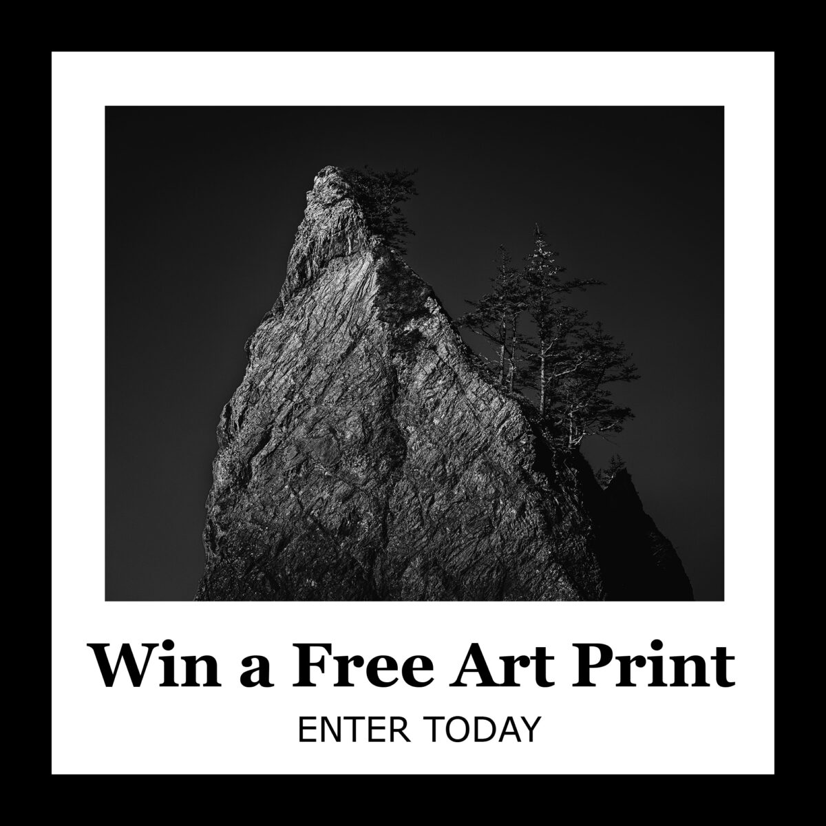 Win a Signed Fine Art Print from Rialto Beach!